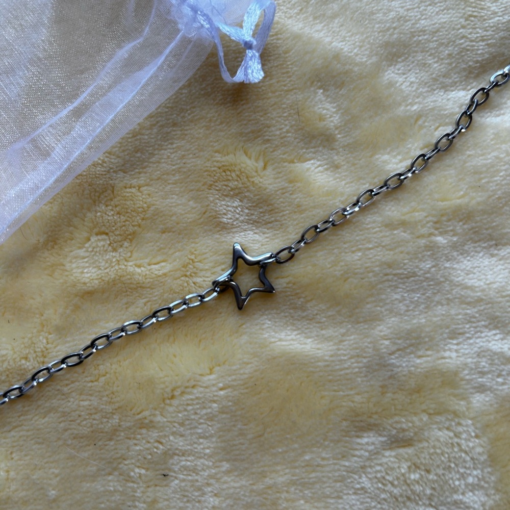Sterling silver star bracelet